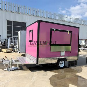 3M Small Food Trailer Stainless Steel Frame Full Mobile Food Truck