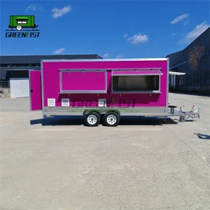 Multi Functional Street Food Trailer with Complete Kitchen Equipment