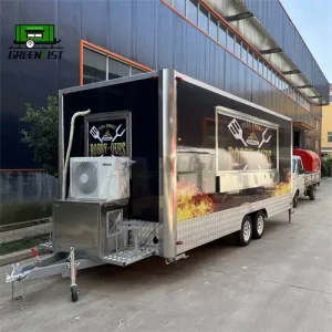 Commercial Food Vending Trailer Pizza Burger Coffee Mobile Trailer