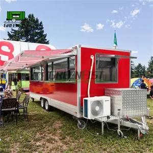 Greenfist Mobile Food Trailer Fully Equipped Concession Vending Trailer