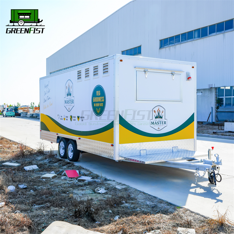 16ft Full Statement Food Truck Bakery Vending Cart Mobile With Equipment Food Truck for Sale Food Truck Pizza - Image 6
