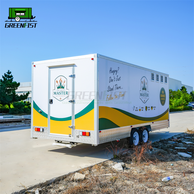 16ft Full Statement Food Truck Bakery Vending Cart Mobile With Equipment Food Truck for Sale Food Truck Pizza - Image 3