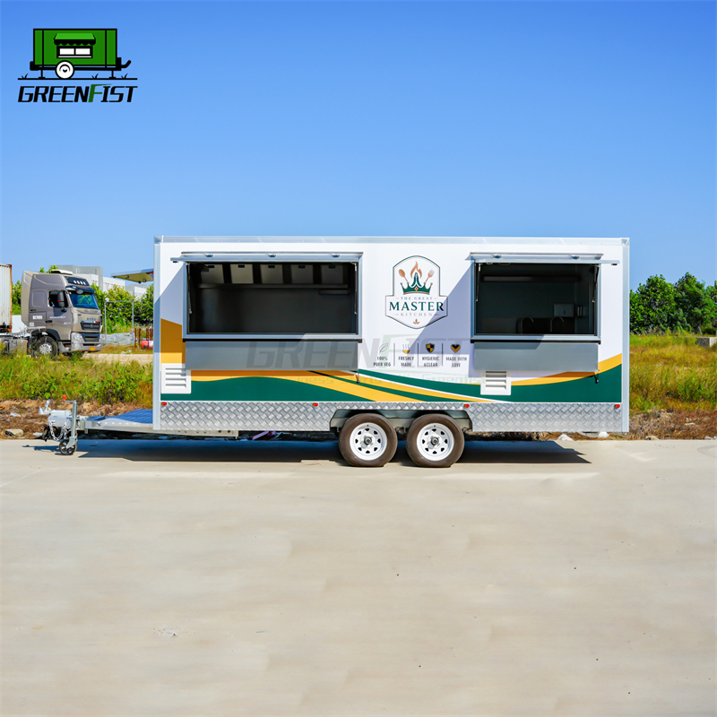 16ft Full Statement Food Truck Bakery Vending Cart Mobile With Equipment Food Truck for Sale Food Truck Pizza